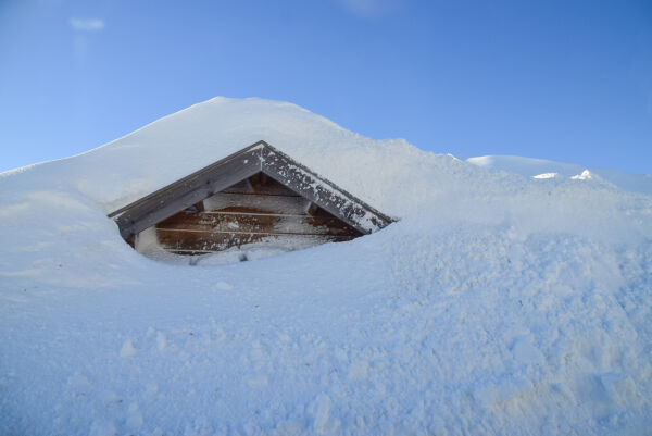 Se bilder fra snøværet i Froland