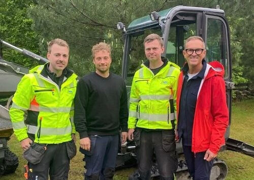 Frolendinger med gravejobb for TV-program