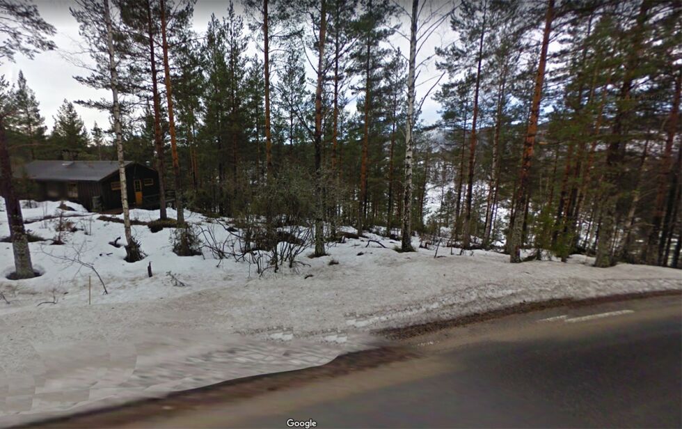 SJEKK: Politiet undersøker innbrudd i en hytte i dette området ved Store Gåsetjenn. ILL. FOTO: GOOGLE MAPS
