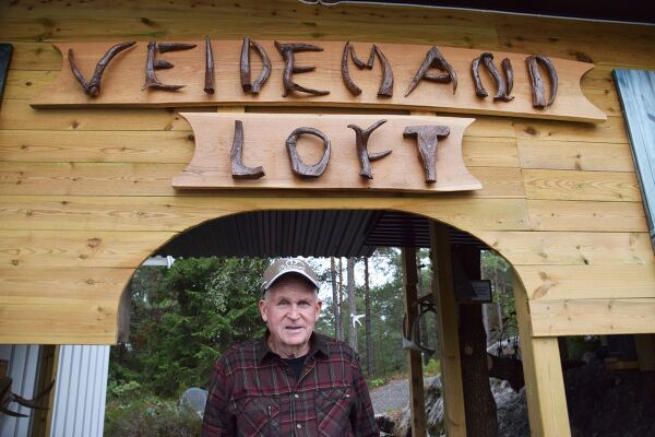 Første omvisning på Veidemand loft