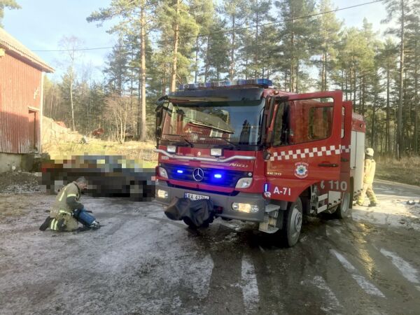 Fire slapp uskadd fra boligbrann