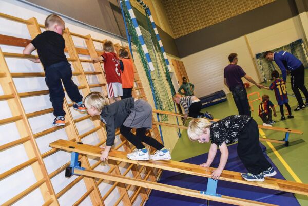 Høy energi på barneidretten