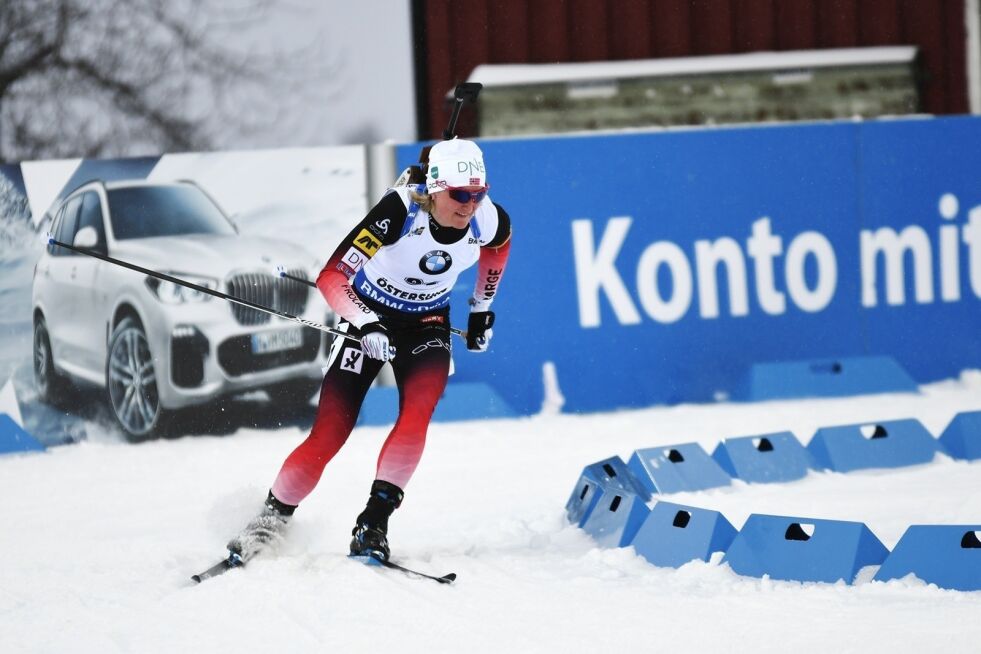 VINTER-OL: Onsdag var Marte Olsbu Røiseland i aksjon på stafetten. ARKIVFOTO