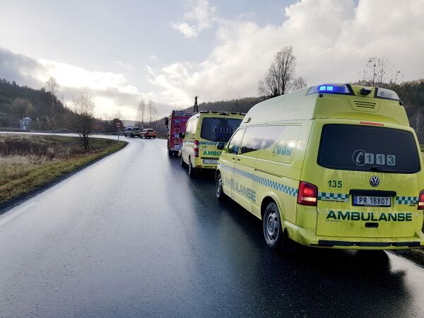 Mopedulykke i Froland