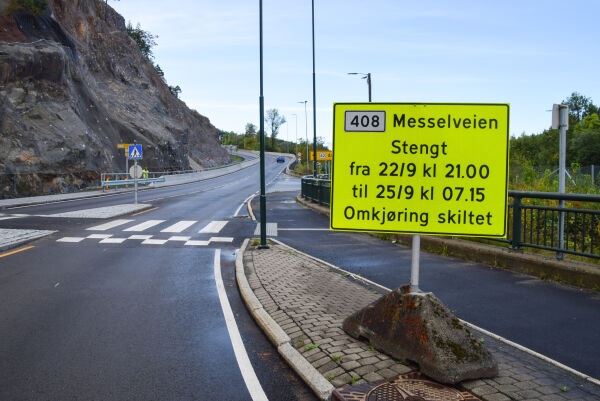 Nå stenges denne veien