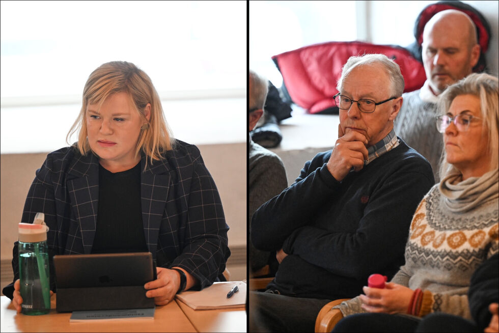 MISFORNØYD: Sigmund Pedersen var lite fornøyd da Marthe Espeland og Gunnar-Ole Lyngroth stemte mot partiprogrammet i kommunestyremøtet like før jul.  FOTO: OLAV SVALAND