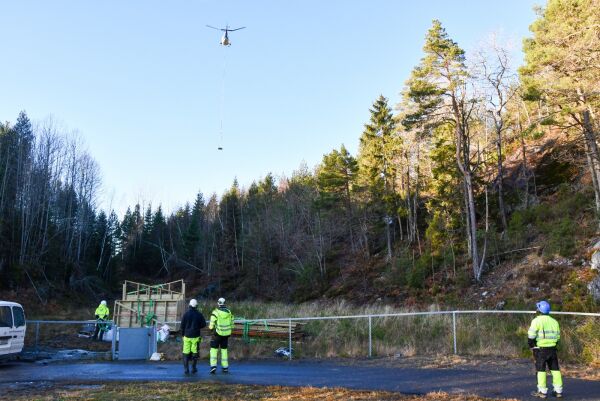 Her henger gapahuken til Bliksåsen barnehage