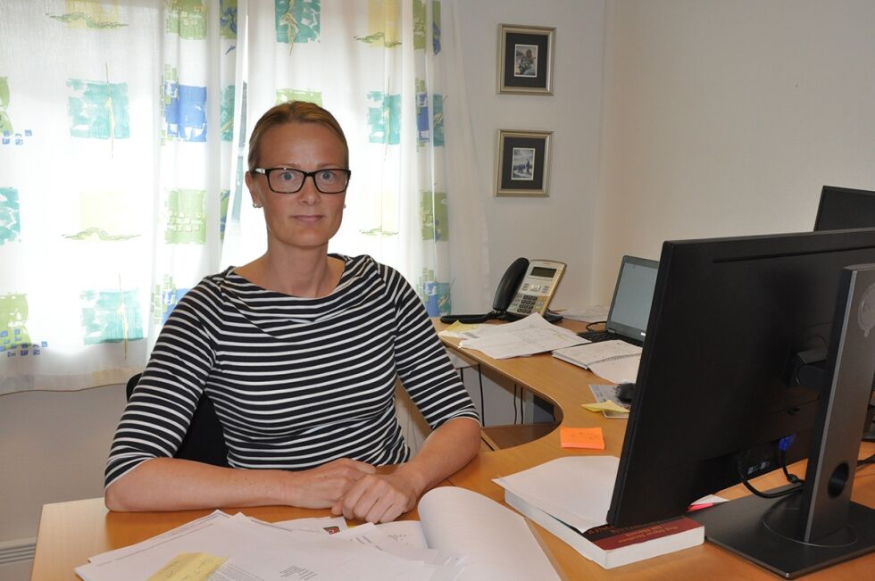 INFORMERER: Marianne Røed, virksomhetsleder omsorg, har sendt ut en pressemelding fredag kveld. Bildet er tatt i en annen sammenheng!