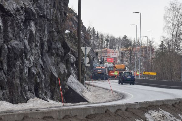 Gang og sykkelvei i Blakstadkleiva