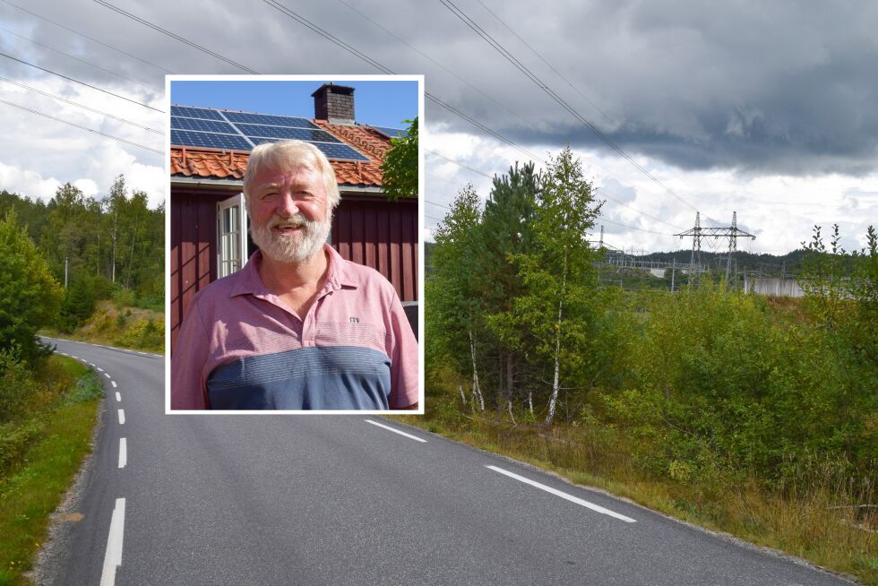 BØYLESTAD: Klimaekspert Svein Olav Tveitdal (innfelt) mener den planlagte industriparken på Bøylestad (bilde) kan bidra til å nå klimamåla. BEGGE FOTO: RAYMOND ANDRE MARTINSEN