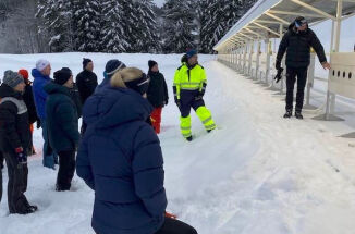 Fikk teste nytt skiskytter-anlegg