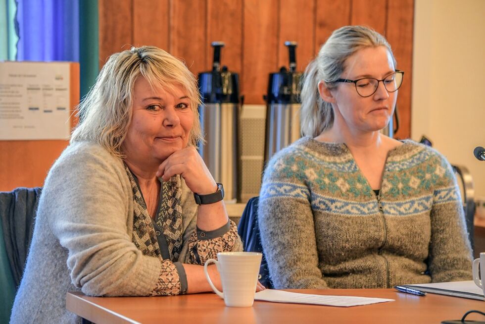 VIL SATSE: Gunn Beate Boye og Gro Øverland (t. h.) har sammen med Christine Bråten planer for cafe og cateringsdrift på Verket.