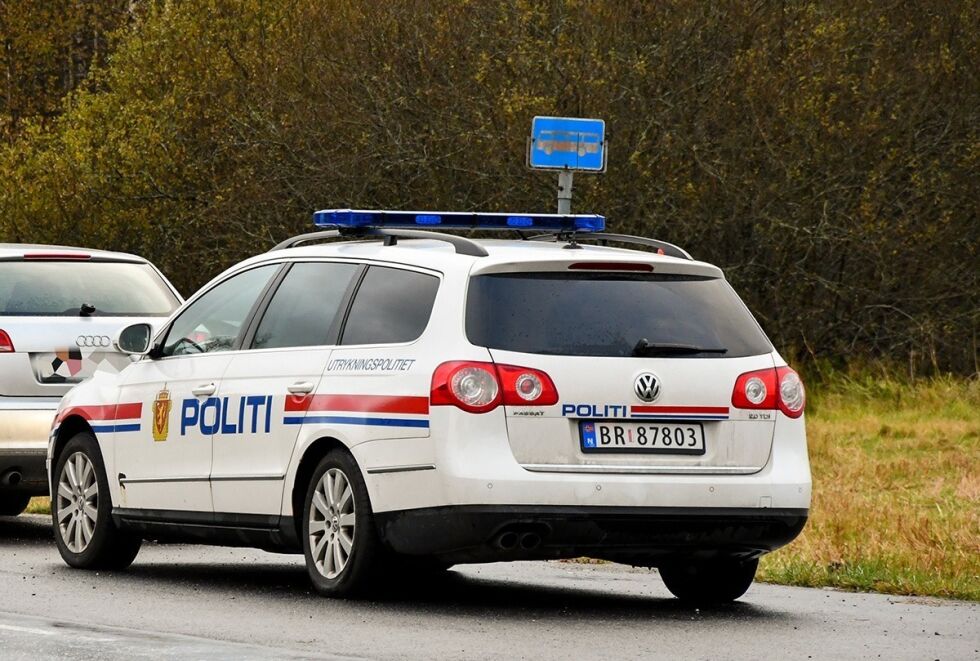 STOPP: Etter hva Frolendingen erfarer, ble bilen forsøkt stoppet i dette området. Bildet er fra en tidligere kontroll UP hadde mellom Froland og Rykene. ILL. FOTO.