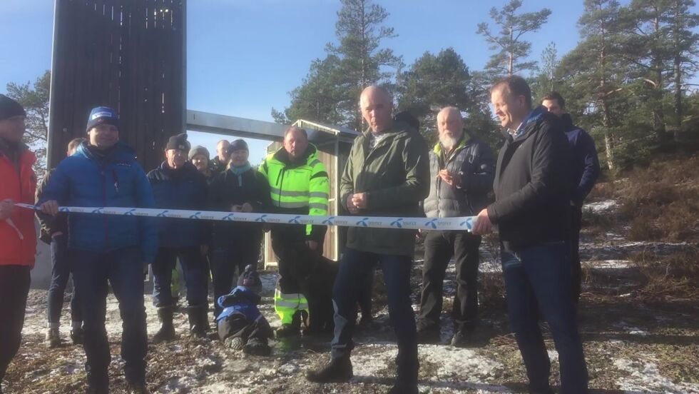 Åpning av mobilhytte på Ytre Lauvrak