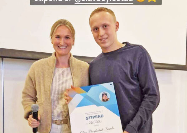 Olav vant Marte-stipend