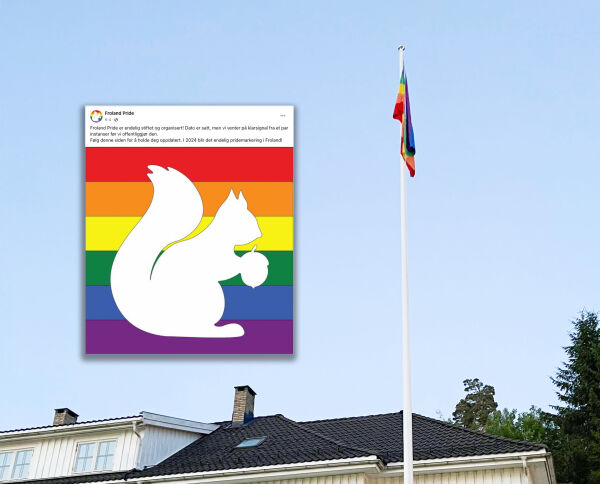Nå blir det regnbuetog i Froland