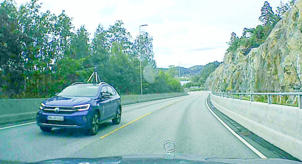 Google-bilen i Froland
