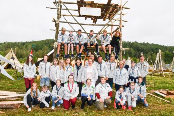 Speidersamling i grensetraktene