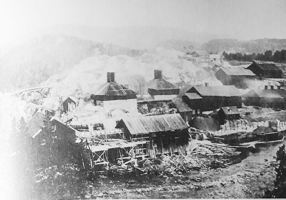 OSEVOLLEN: Smelteverket i Osevollen som Bernt Runnemyr  var med å bygge opp i 1871.										FOTO: FROLAND HISTORIELAG