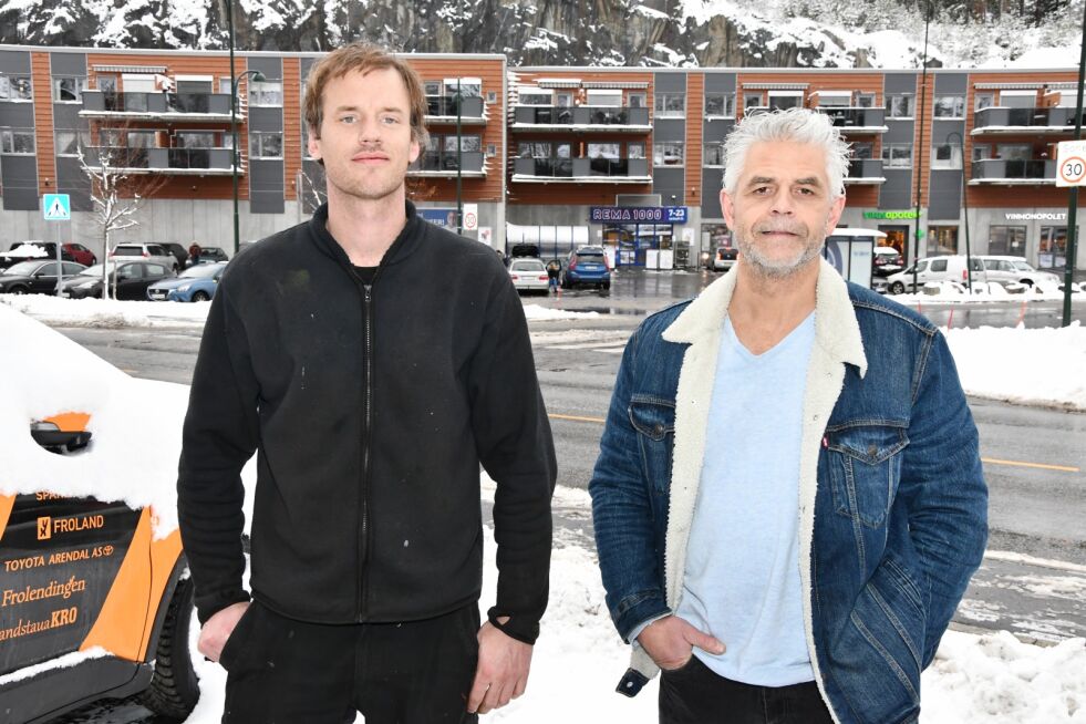 NEI: Levi Johansen og Frank Rørheim har startet Facebook-side som protesterer mot eiendomsskatt. De håper mange vil støtte siden.