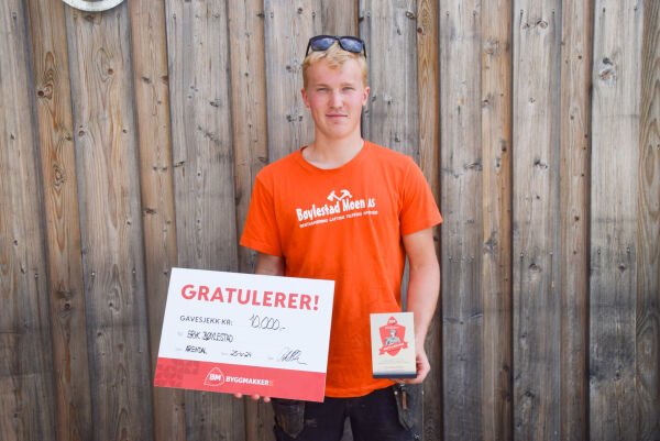 Erik kåret til årets lærling