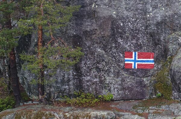 Flagget på Boråsknuten