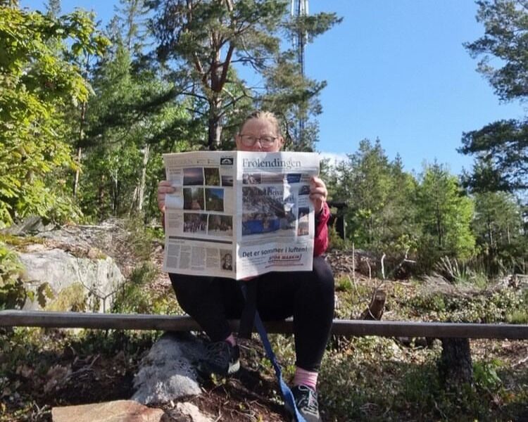 Tok avisa med på rundturen i dag. FOTO: @frolandsvandrer1