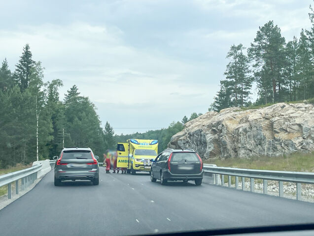 Trafikkulykke på Dølemo