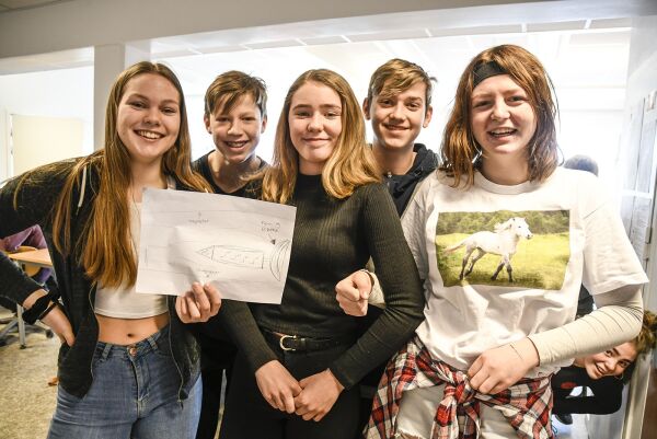 Vil transporteres til skolen med turbofisk