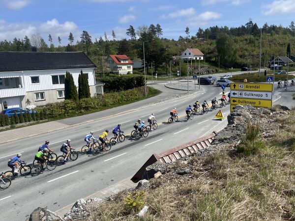 Populært sykkelritt stoppet trafikken