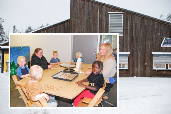 – Det er gøy å bake og å synge når man holder på