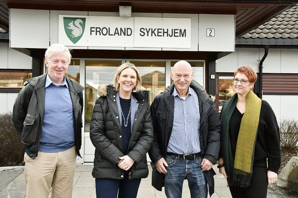 FrP-Listhaug skryter av sykeheimen i Froland