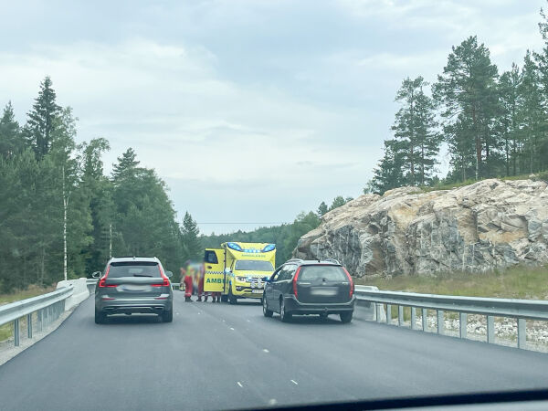 Trafikkulykke på Dølemo