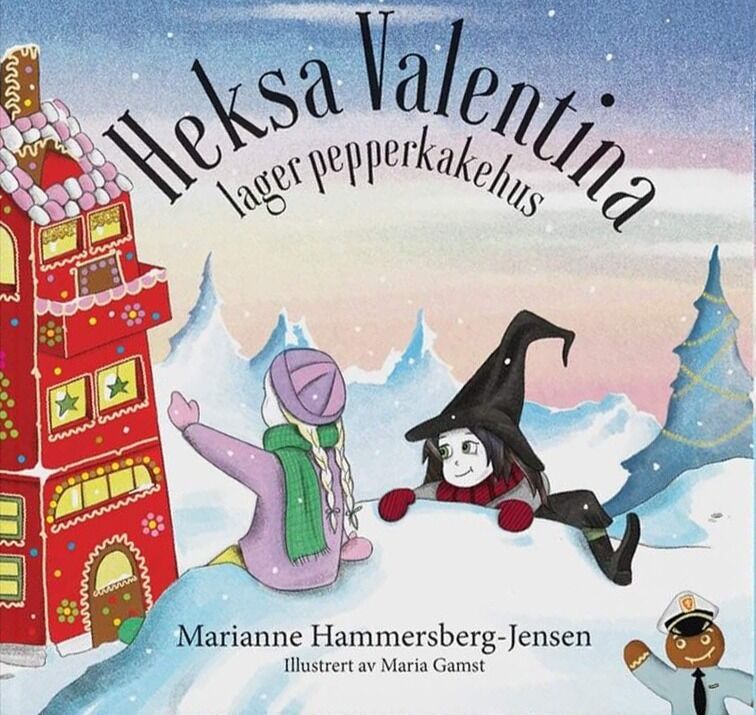 ADVENTSTID: Den siste boken om heksa Valentina handler om julehøytiden. Bok nr. to kommer snart. ALLE ILLUSTRASJONER: MARIA GAMST