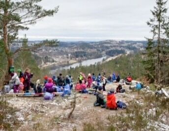 Skoledag på Krossåsen