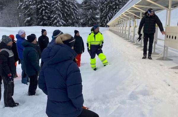 Fikk teste nytt skiskytter-anlegg