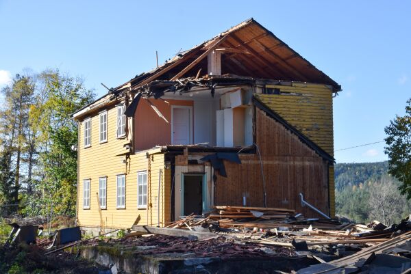 Hynnekleiv stasjon revet etter 82 år