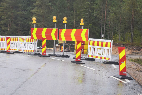 Her blir veien periodevis stengt