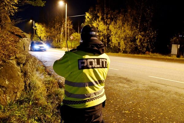 For UP stod i skråninga....