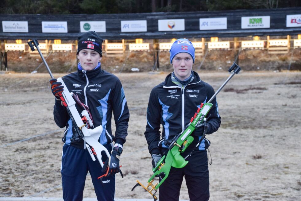 SYND: Ola Moen og Erik Bøylestad synes det er synd at rennet i Holmenkollen ble avlyst, men synes det var riktig avgjørelse. FOTO: RAYMOND ANDRE MARTINSEN