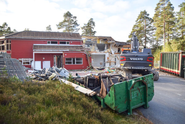 Nå rives barnehagen på Kringletoppen