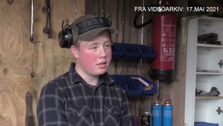 Besøk hos den unge smeden i Hantodalen