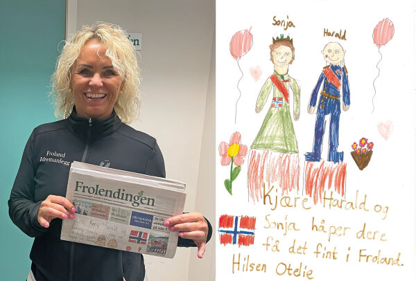 Folkets hilsener til kongeparet