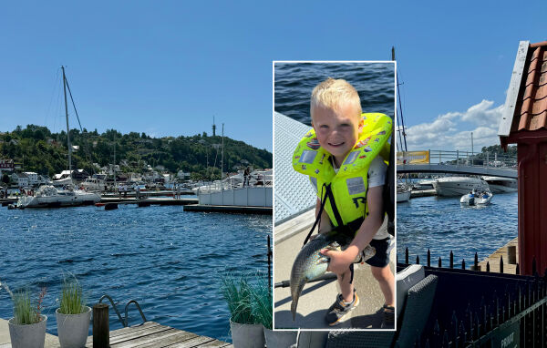 Vetle (5) fra Froland med kjempefangst