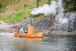 En eventyrlig opplevelse i vakker dampbåt