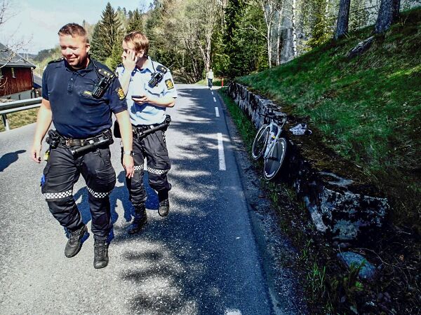 Syklist kolliderte med bil på Blakstad
