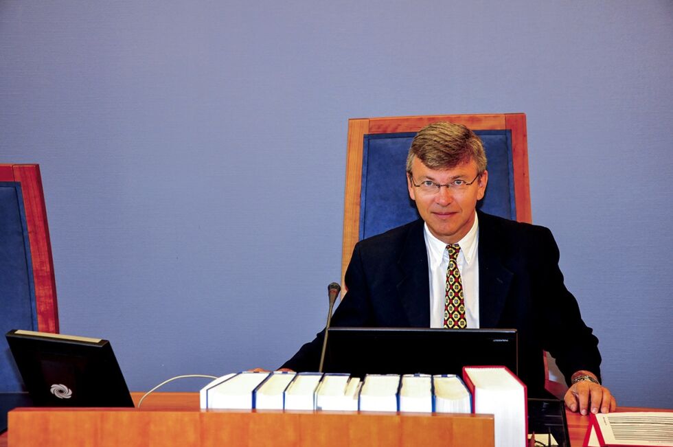 ADMINISTRATOR: Tingrettsdommer Jan Atle Hansen var rettens leder. Her avbildet i en annen sivilsak.