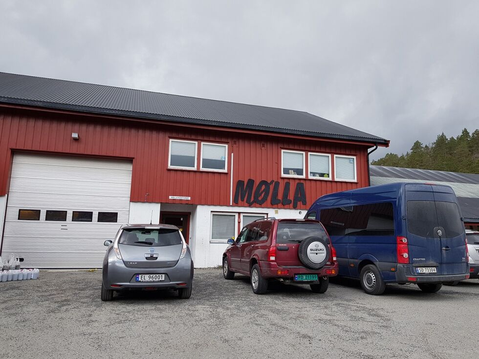 LEDIG: De gamle lokalene til Mølla på Stimoen er nå kommet ut for salg.