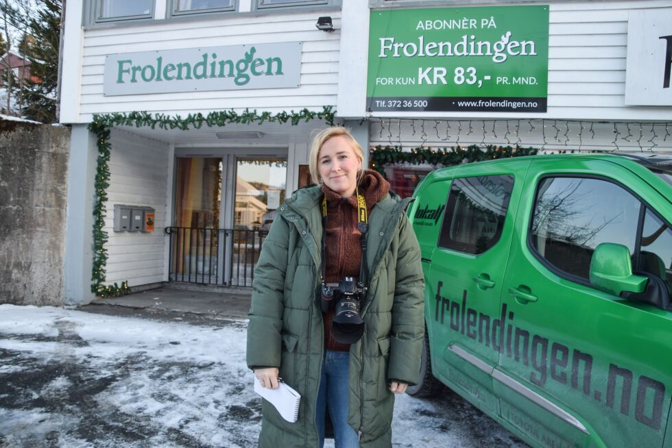 NY: Inger Lise Walle Kirkhus er Frolendingens nye journalist. Fra 25. januar blir hun en del av Frolendingens redaksjon. FOTO: RAYMOND ANDRE MARTINSEN