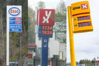Drivstoffpris under 17 kroner i Froland